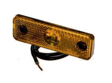 Flatpoint I Amber LED Side Marker Light Aspock 21-2201-024 Brian James