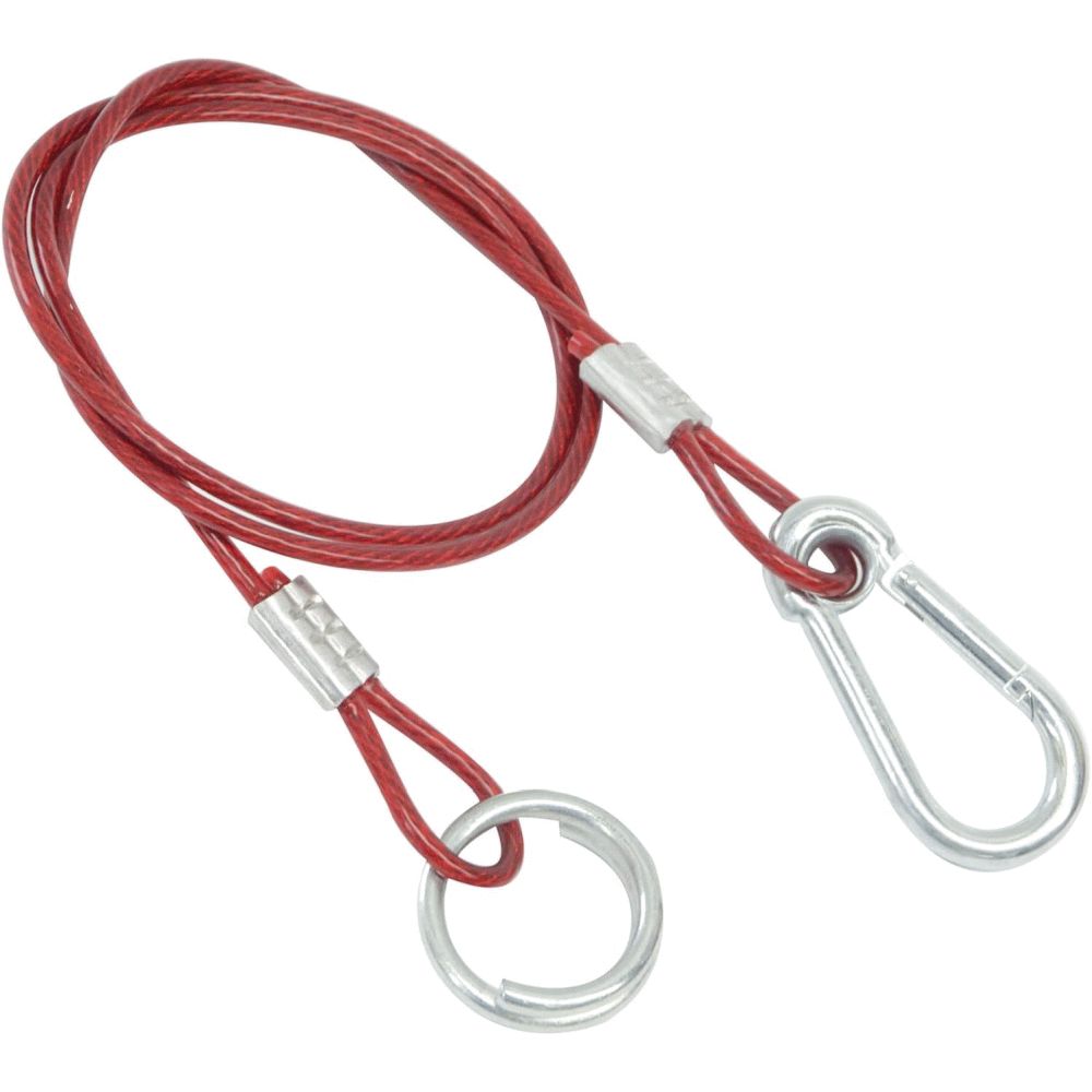 Trailer Hitch Breakaway Cable Heavy Duty Hi-Vis 1.2m