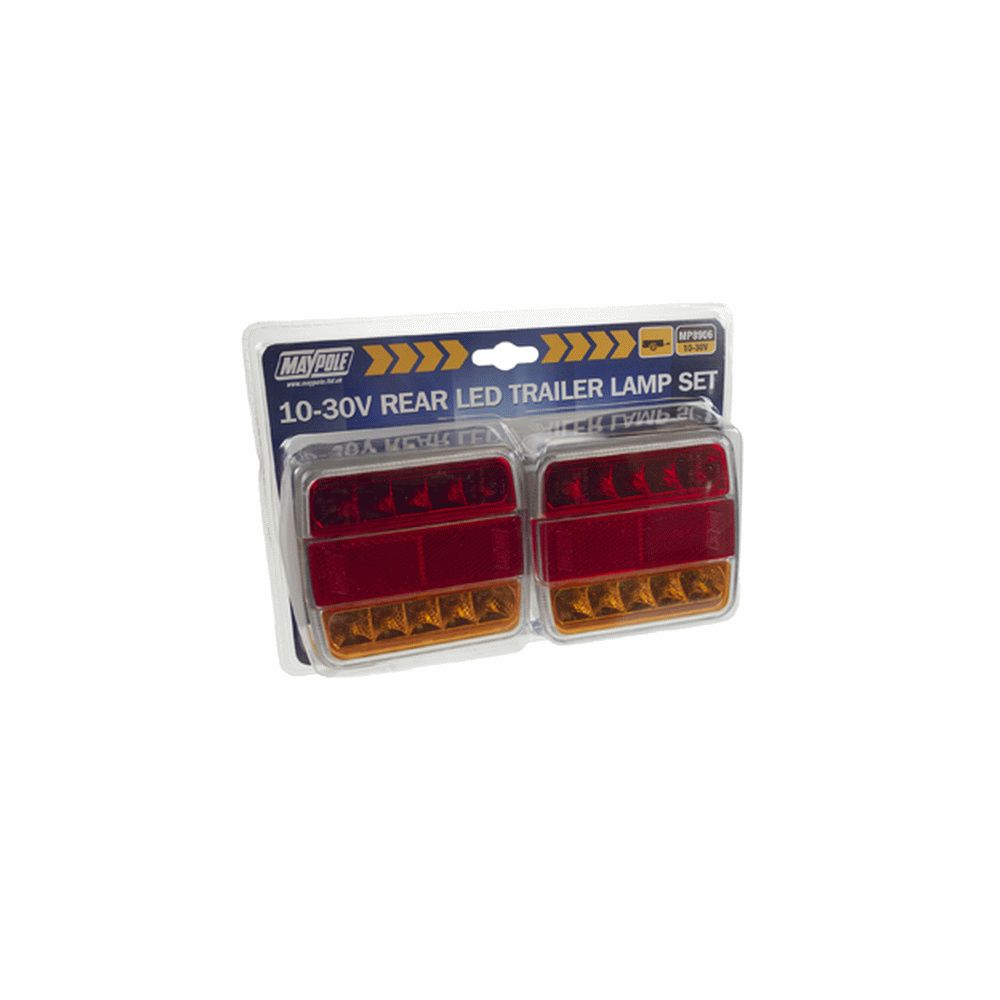Maypole Trailer Rear LED Lamp 12/24V Combination (Pair) Varivolt MP8906