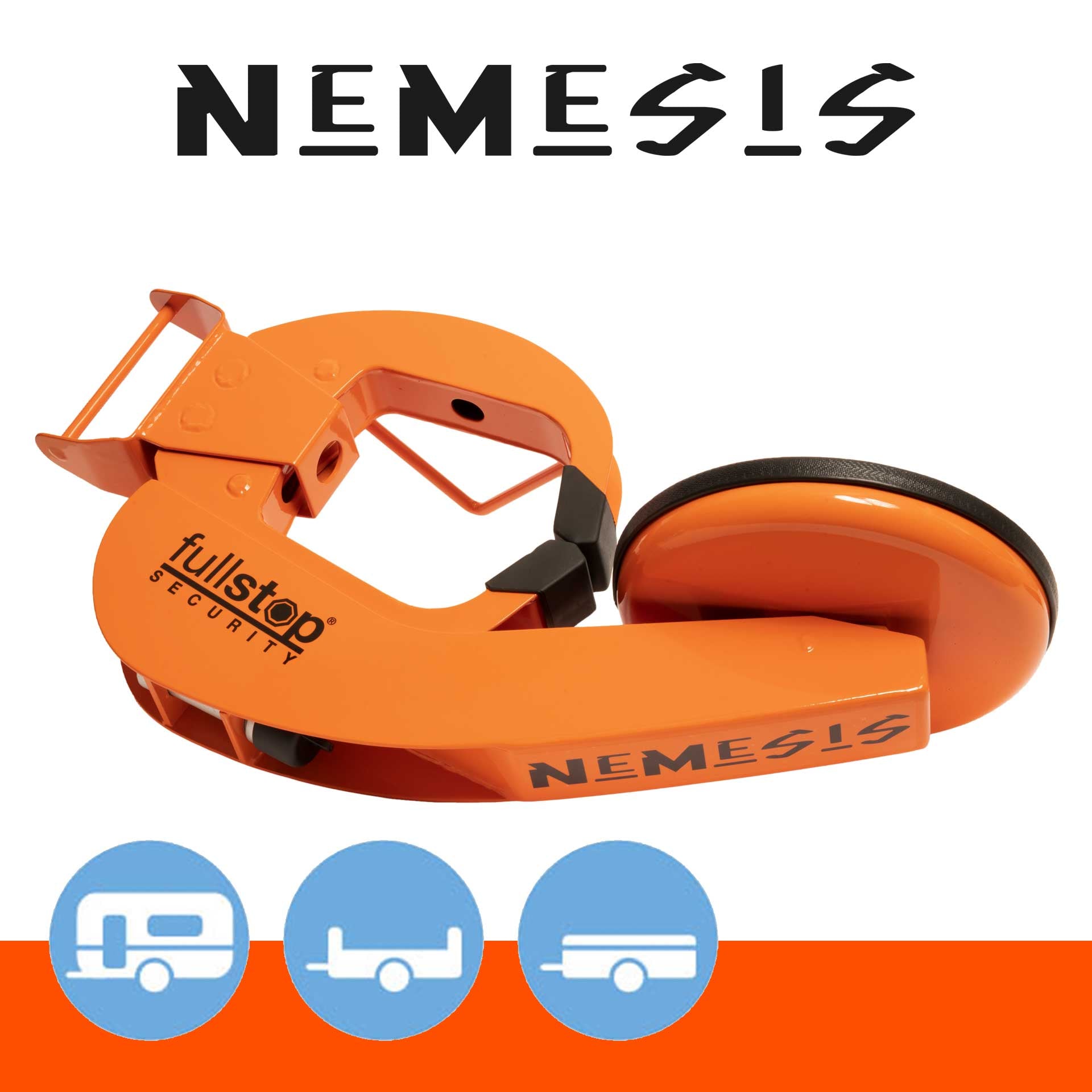 Nemesis wheel clamp fits Trailers, Trailer Tents & Caravans