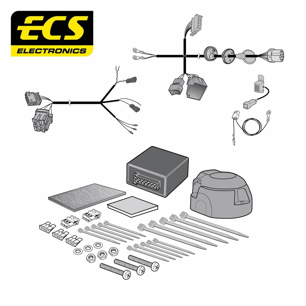 Towbar Wiring Kit 13 Pin SEAT Leon E-Hybrid Hatchback August 2023- VW28713MU
