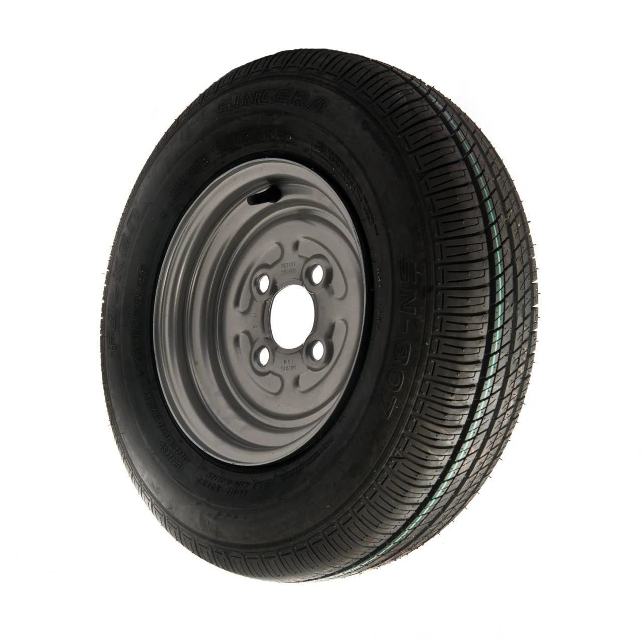 Trailer Wheel 10 Inch 145R10 - 4 Stud 100mm PCD 4 Ply