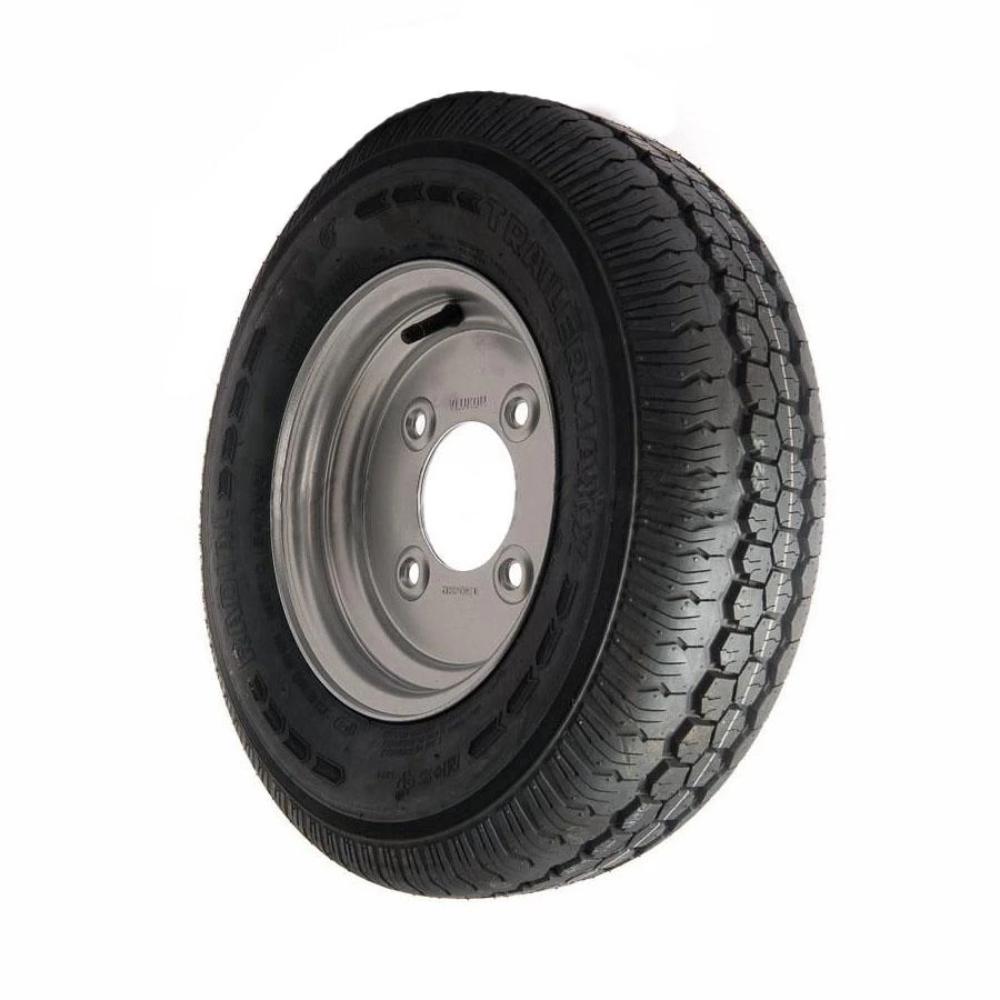 Trailer Wheel 10 Inch 145R10 - 4 Stud 115mm PCD 4 Ply