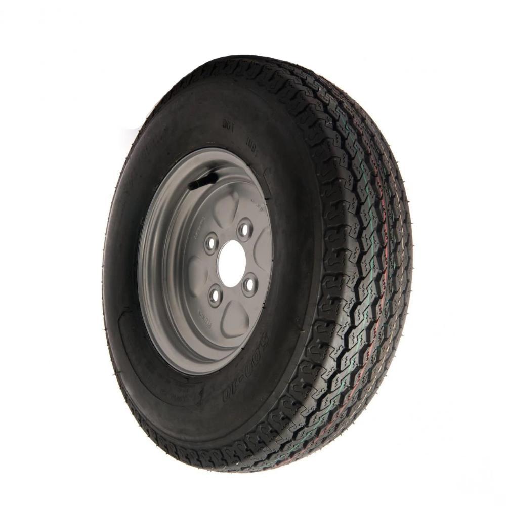 Trailer Wheel 10 Inch 5.00-10 - 4 Stud 100mm PCD 6 Ply