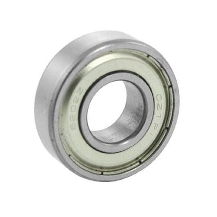 A single metal shielded ball roller bearing with a deep groove design.