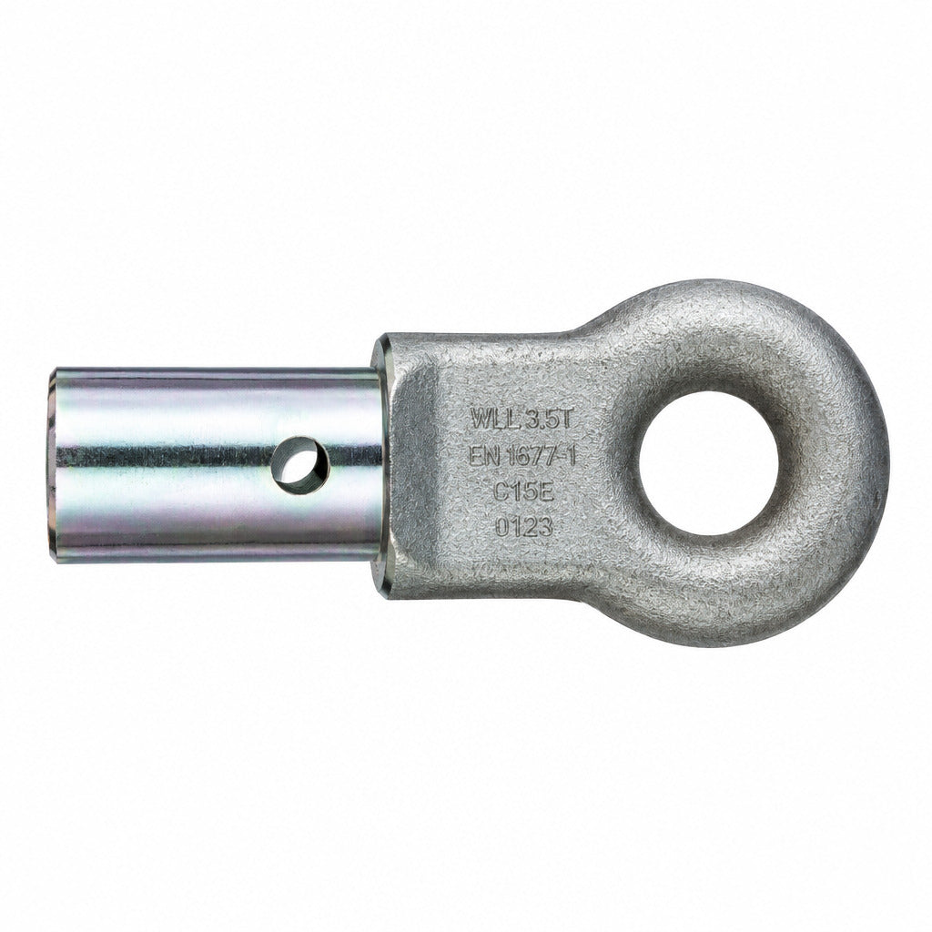 Indespension Trailer Coupling Towing Eye 40mm for 60mm Drawtube