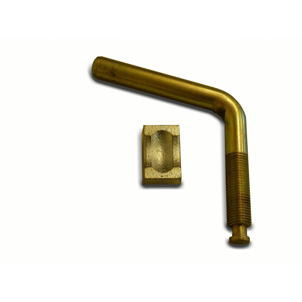 Standard Length Trailer Jockey Wheel Pad & Handle for 35kg Couplings