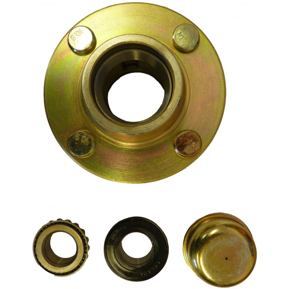 Unbraked Trailer Hub 4 Stud x 100mm PCD