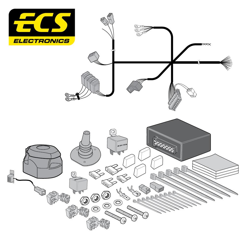 Towbar Wiring Kit AF01313U ALFA ROMEO Stelvio SUV 04/2017 - 13 Pin