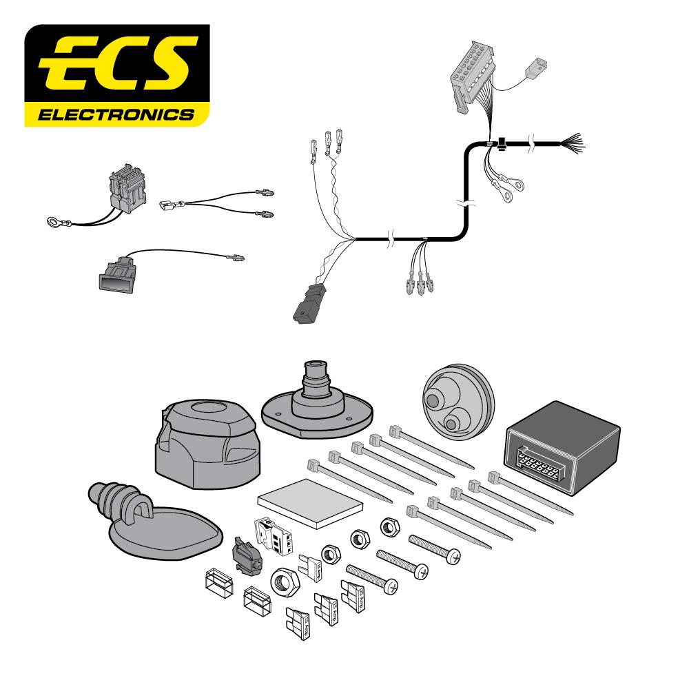 Towbar Wiring Kit AU037D1U AUDI A3 3 Door 01/2003 - 07/2012 13 Pin