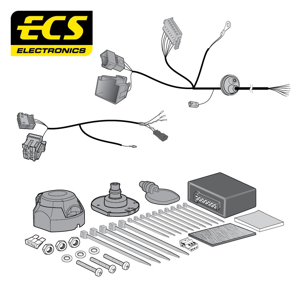 Towbar Wiring Kit AU06807MU AUDI Q5 SQ5 01/2017 - 7 Pin
