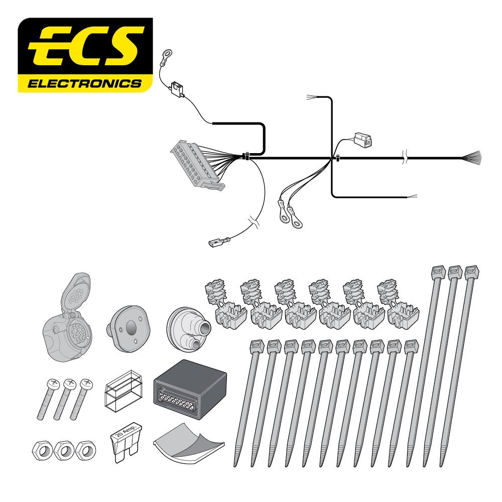 Towbar Wiring Kit BMW 5 Series Touring 01/1996 - 12/1999 13 Pin BW016D1U