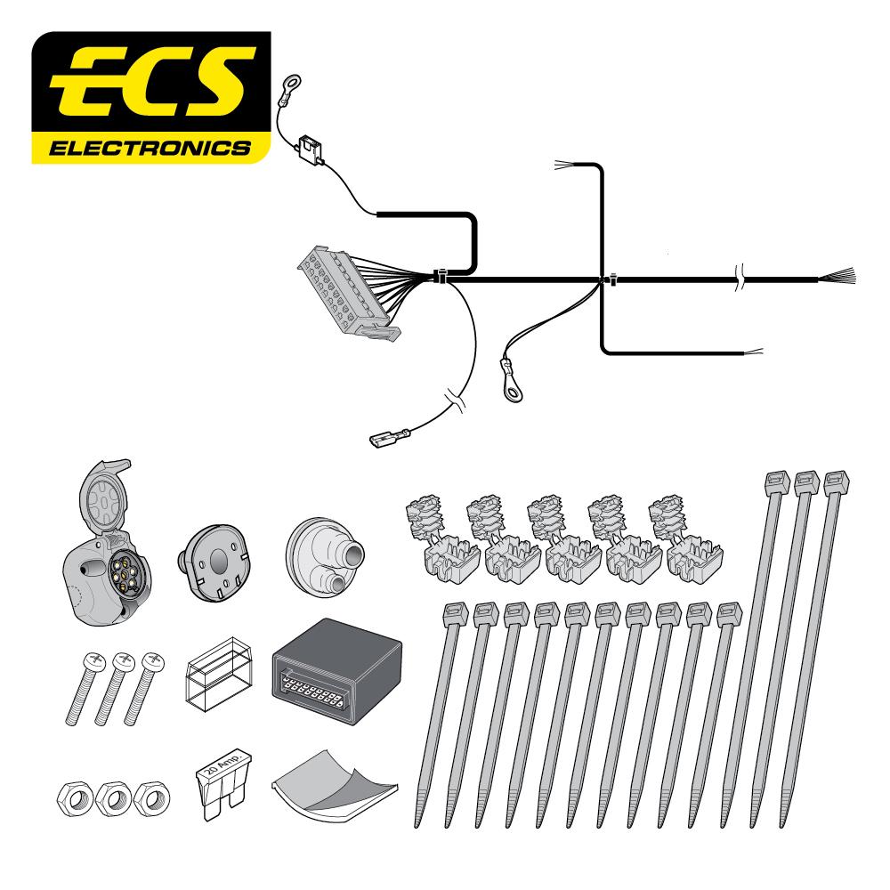 Towbar Wiring Kit BMW 5 Series Saloon 01/2001 - 07/2003 7 Pin BW017B1U