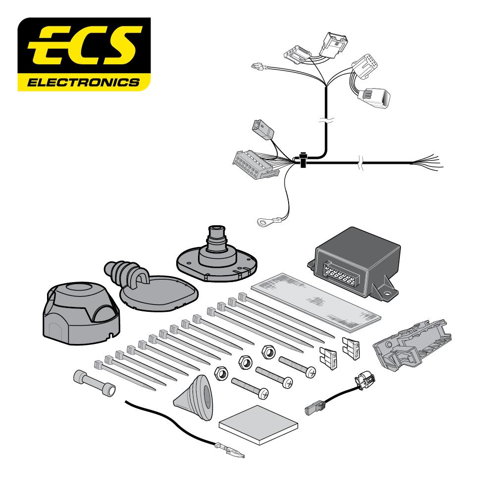Towbar Wiring Kit CITROEN Berlingo Multispace 11/2011 - 06/2015 7 Pin CT050B1U