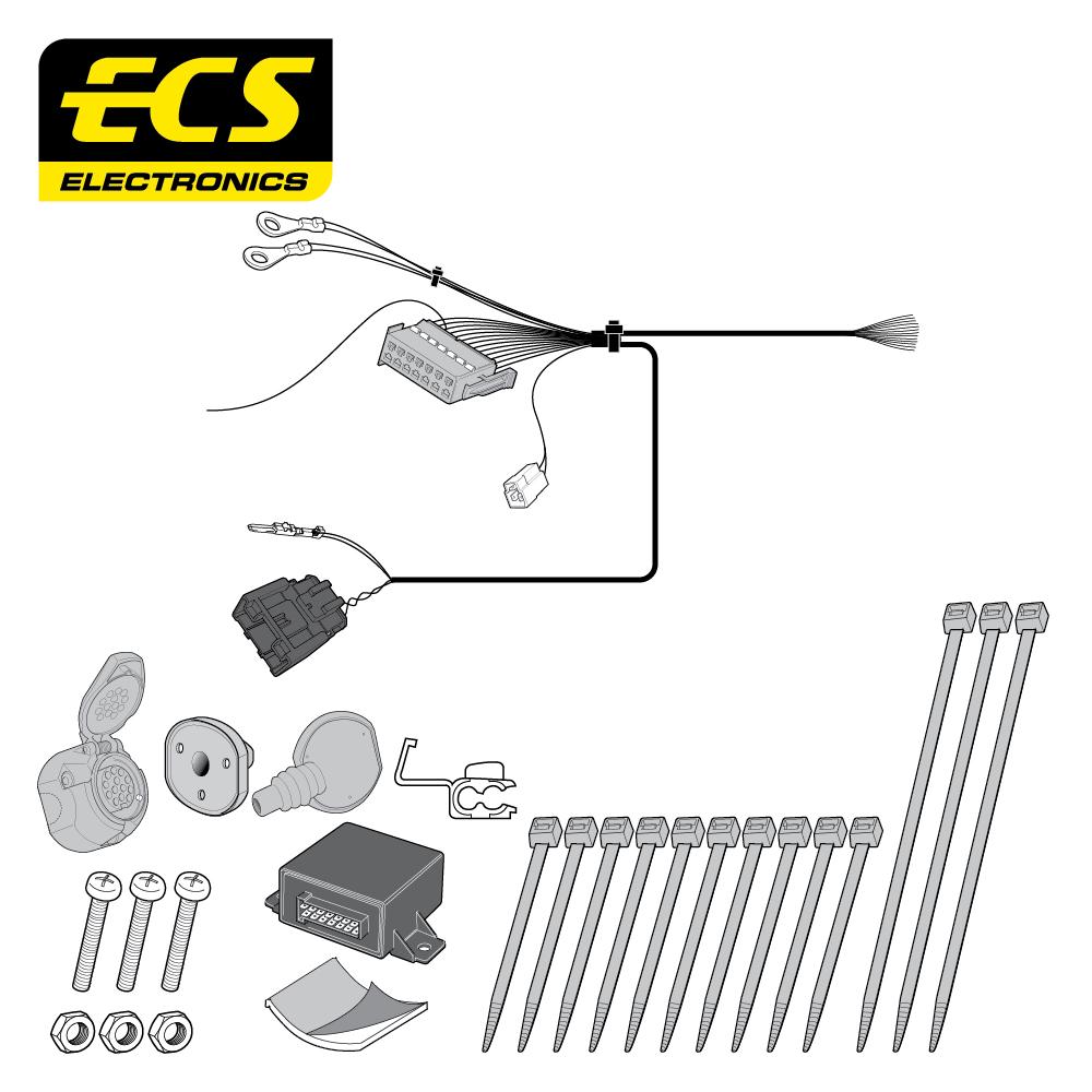 Towbar Wiring Kit CITROEN Grand C4 Spacetourer MPV 06/2018 - 13 Pin CT052D1U