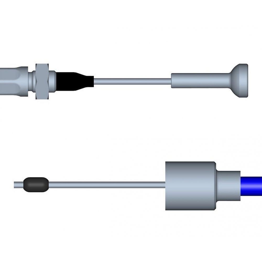 Stainless Steel Detachable Brake Cables - AL-KO Pattern - Pronto Fit - 23.5mm Bell Housing