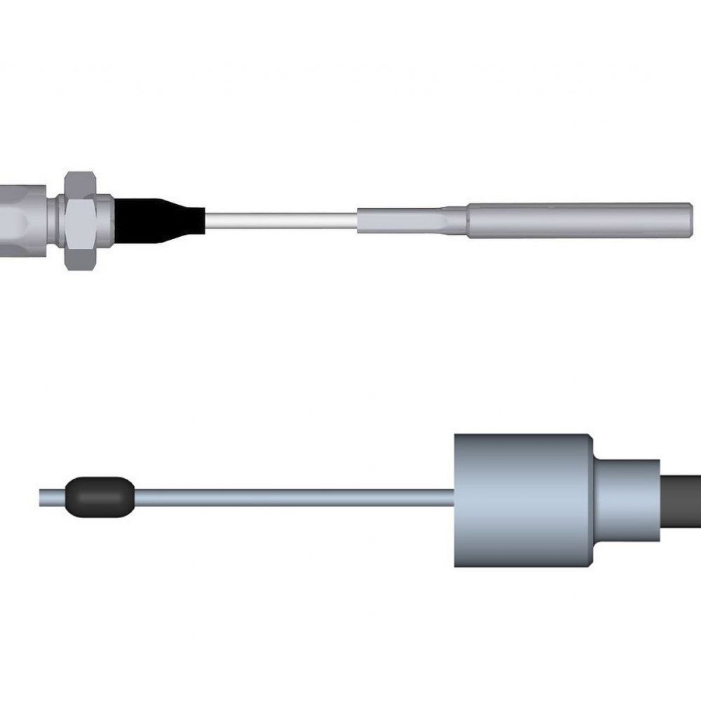 Trailer Detachable Al-Ko Brake Cables - Threaded End - 23.5mm Bell Housing