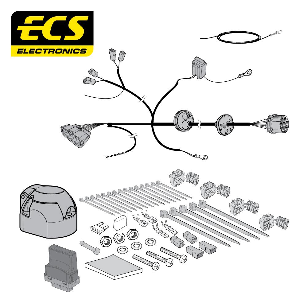 Towbar Wiring Kit PEUGEOT Boxer Chassiscab/Motorhome 04/2014 - 06/2021 7 Pin FI05007MU