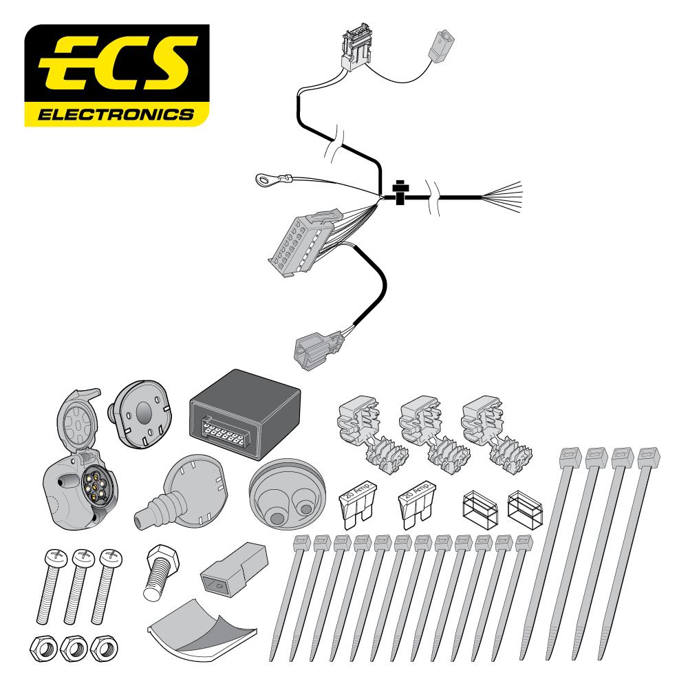Towbar Wiring Kit FORD C-Max MPV 07/2010 - 7 Pin FR063B1U