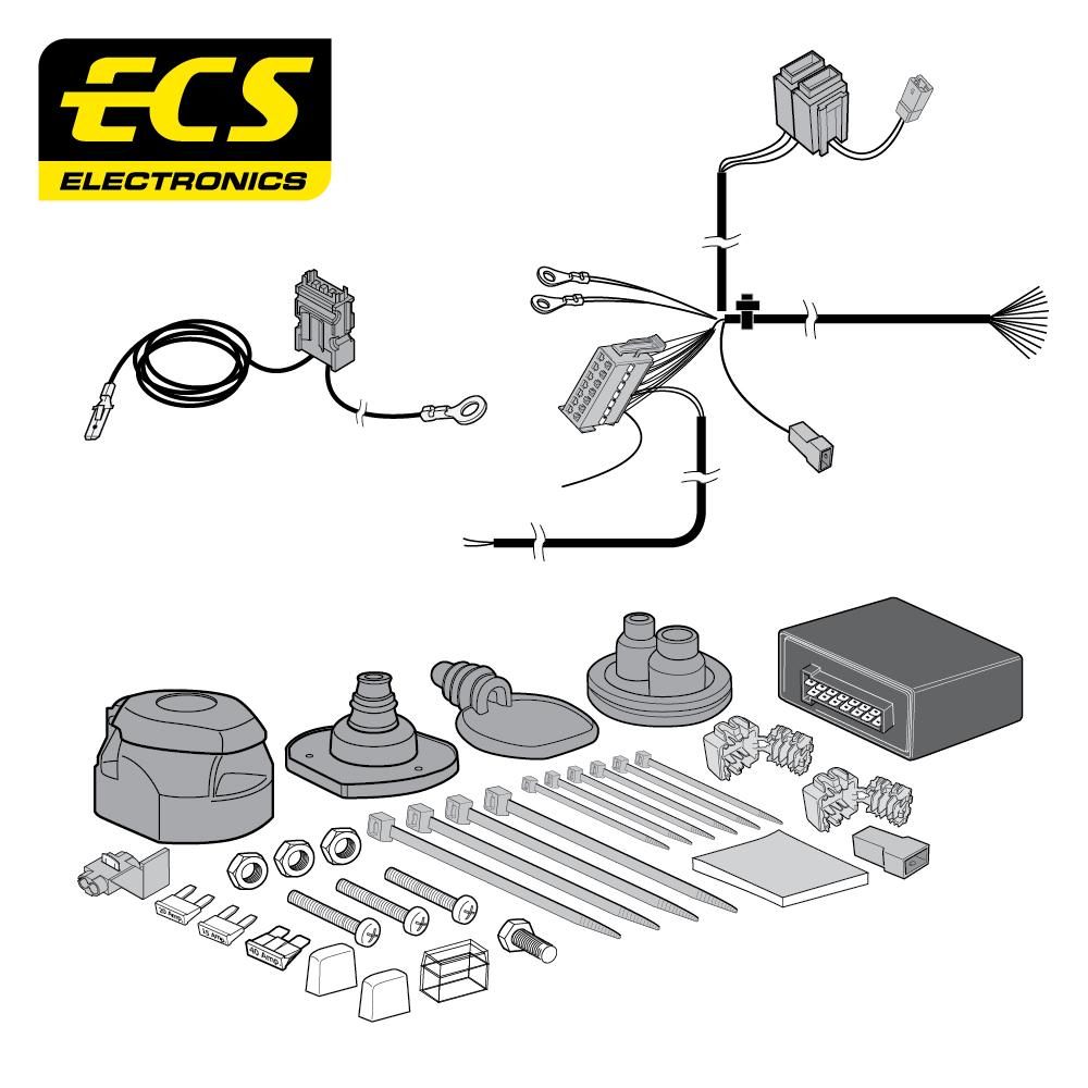 Towbar Wiring Kit FORD Transit Connect Tourneo 01/2014 - 07/2018 13 Pin FR066D1U