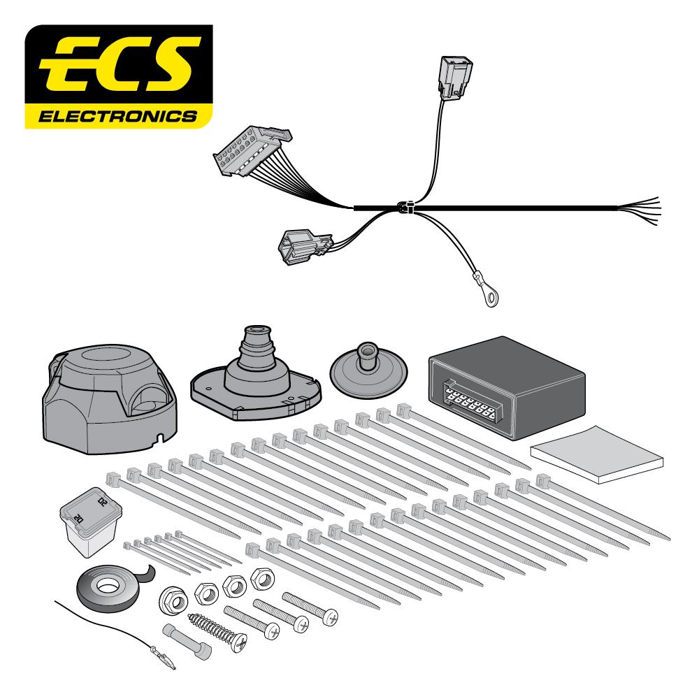 Towbar Wiring Kit FORD Transit Custom Tourneo 10/2012 - 06/2016 7 Pin FR070B1U
