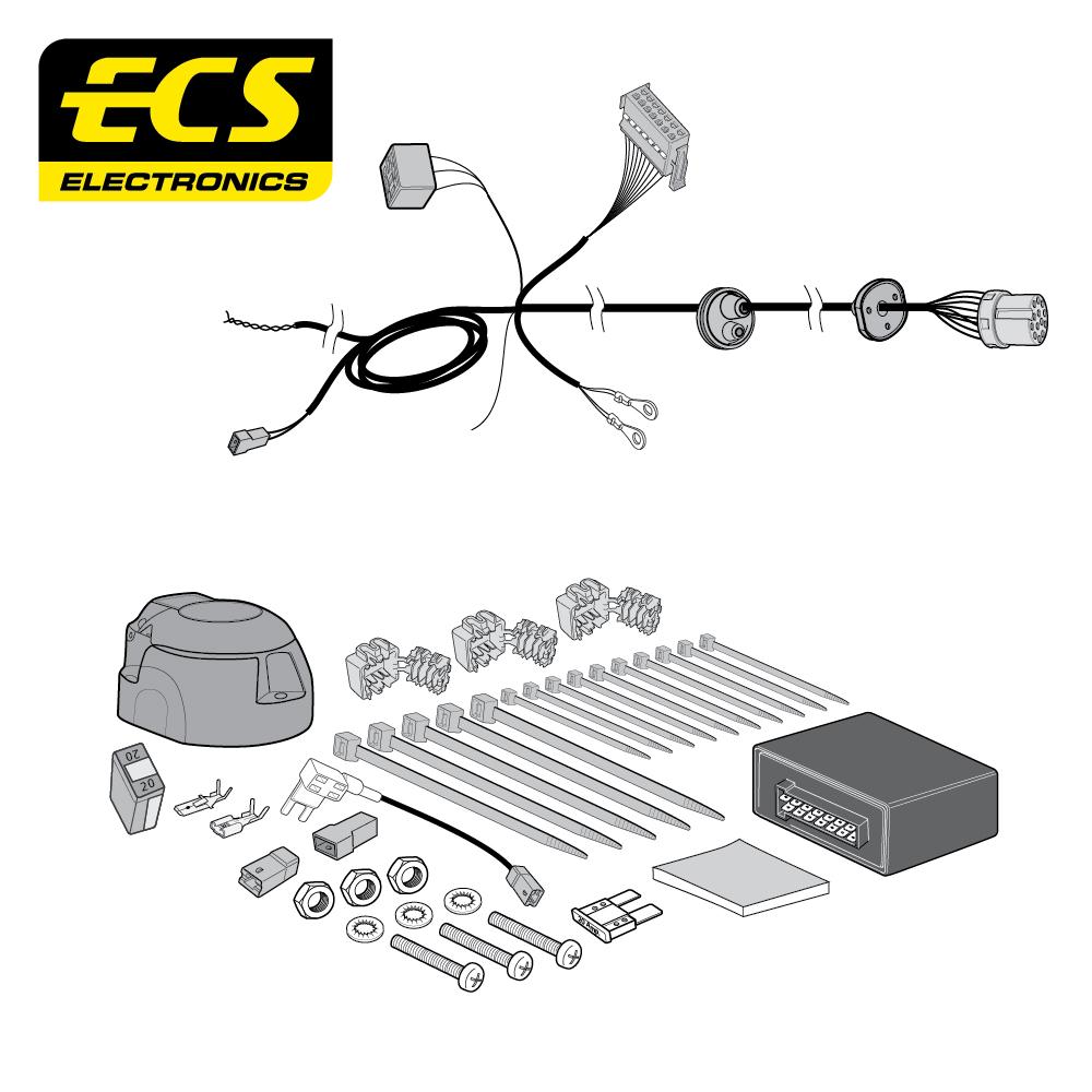 Towbar Wiring Kit FORD Fiesta 3 Door 07/2017 - 13 Pin FR10413U