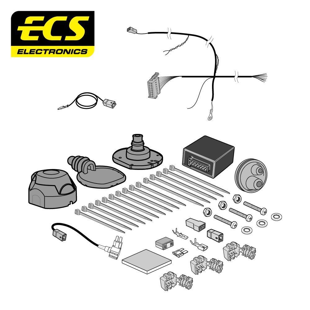 Towbar Wiring Kit FORD Fiesta 5 Door 07/2017 - 7 Pin FR11107U