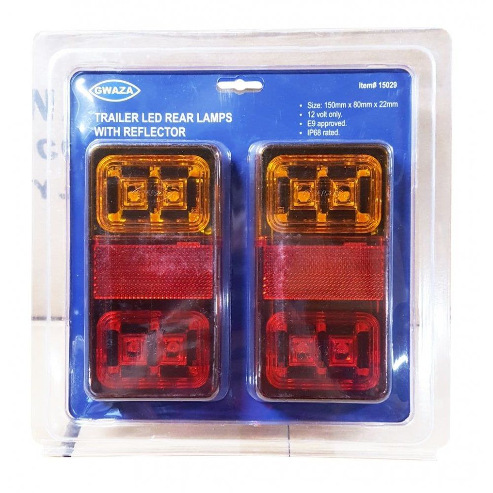 Gwaza LED Rear Trailer Lights 15029