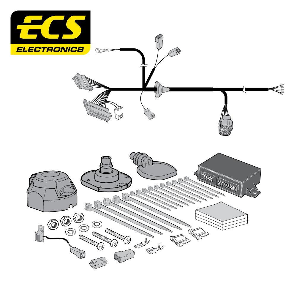 Towbar Wiring Kit HYUNDAI Santa Fe SUV 01/2013 - 06/2018 7 Pin HY09507U