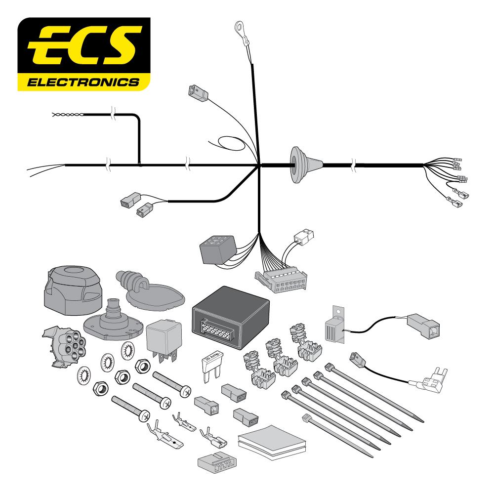 Towbar Wiring Kit JEEP Cherokee SUV 03/2014 - 7 Pin JE00307U