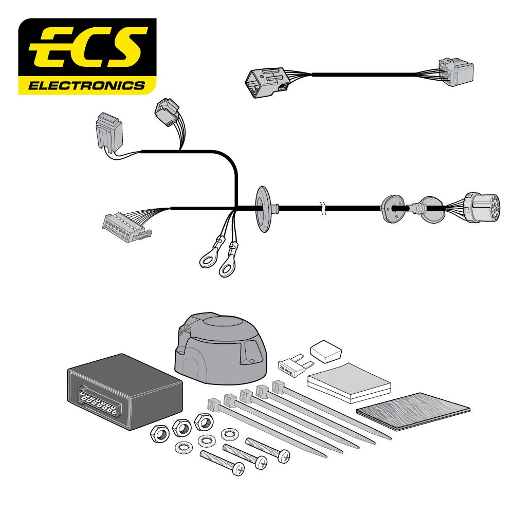 Towbar Wiring Kit JAGUAR XF Saloon 10/2015 - 05/2017 13 Pin JG00613U