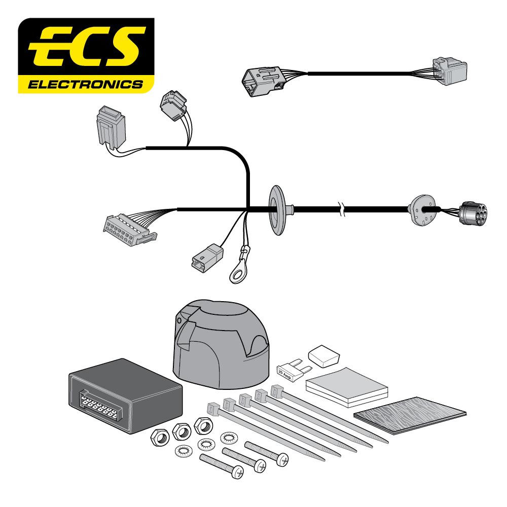 Towbar Wiring Kit RANGE ROVER Velar SUV 06/2017 - 7 Pin JG00707MU