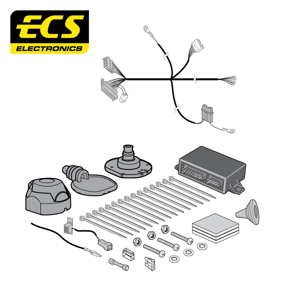 Towbar Wiring Kit KIA Stinger 5 Door 10/2017 - 7 Pin KI09907U