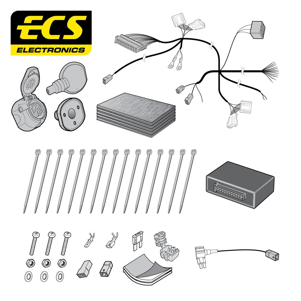 Towbar Wiring Kit KIA Stonic 5 Door 09/2017 - 13 Pin KI10913U