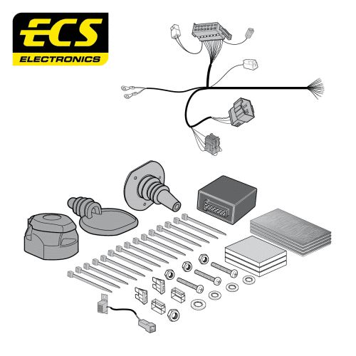 Towbar Electrics HYUNDAI Tucson Hybrid SUV April 2021 - 13 Pin KI15413MU