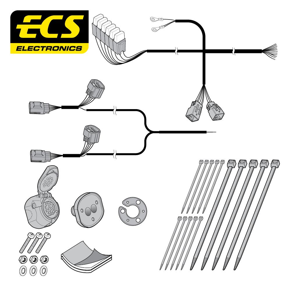 Towbar Wiring Kit LANDROVER Range Rover Sport SUV 06/2005 - 08/2009 13 Pin LR01113U
