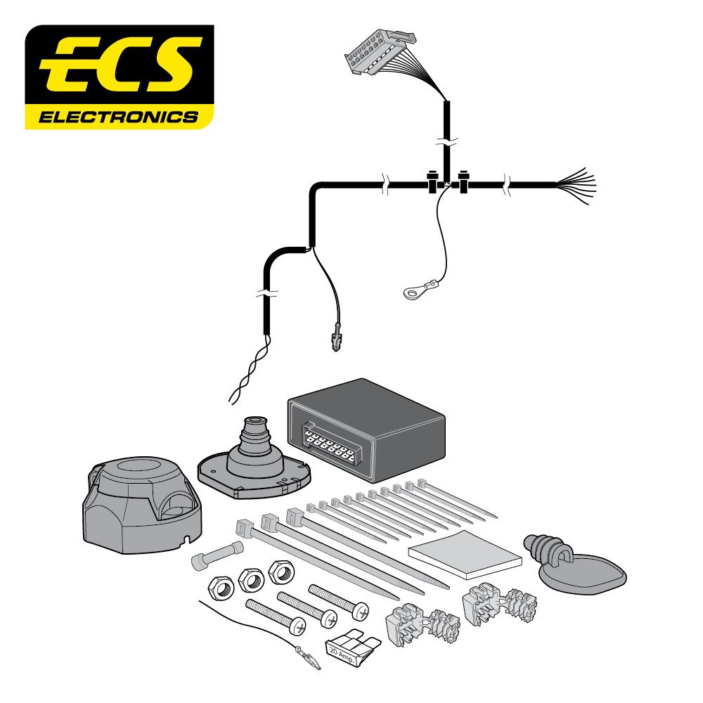 Towbar Wiring Kit MERCEDES M Class SUV 11/2011 - 06/2015 7 Pin MB078B1U