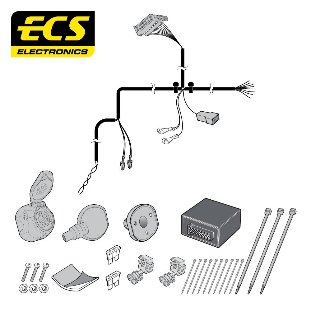 Towbar Wiring Kit MERCEDES GLE SUV 07/2015 - 02/2019 13 Pin MB078D1U