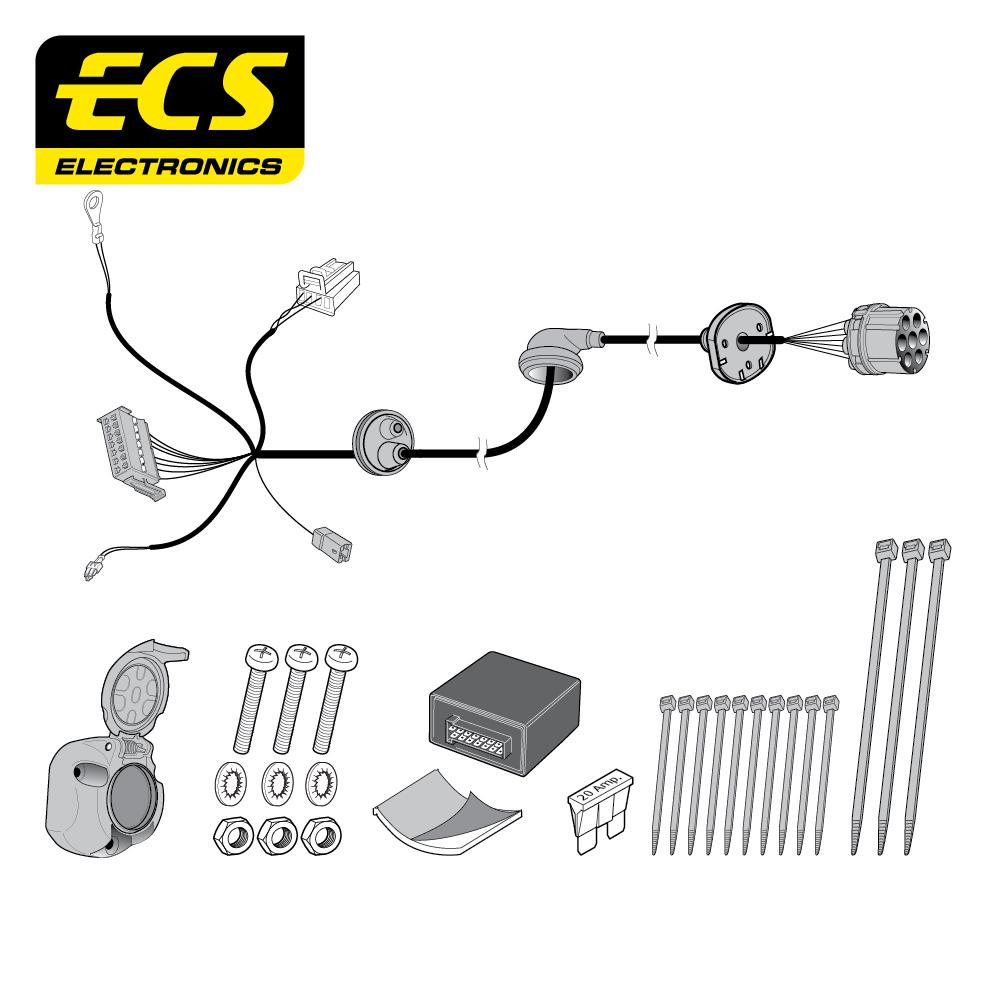 Towbar Wiring Kit MERCEDES GLE SUV 03/2019 - 7 Pin MB08307U