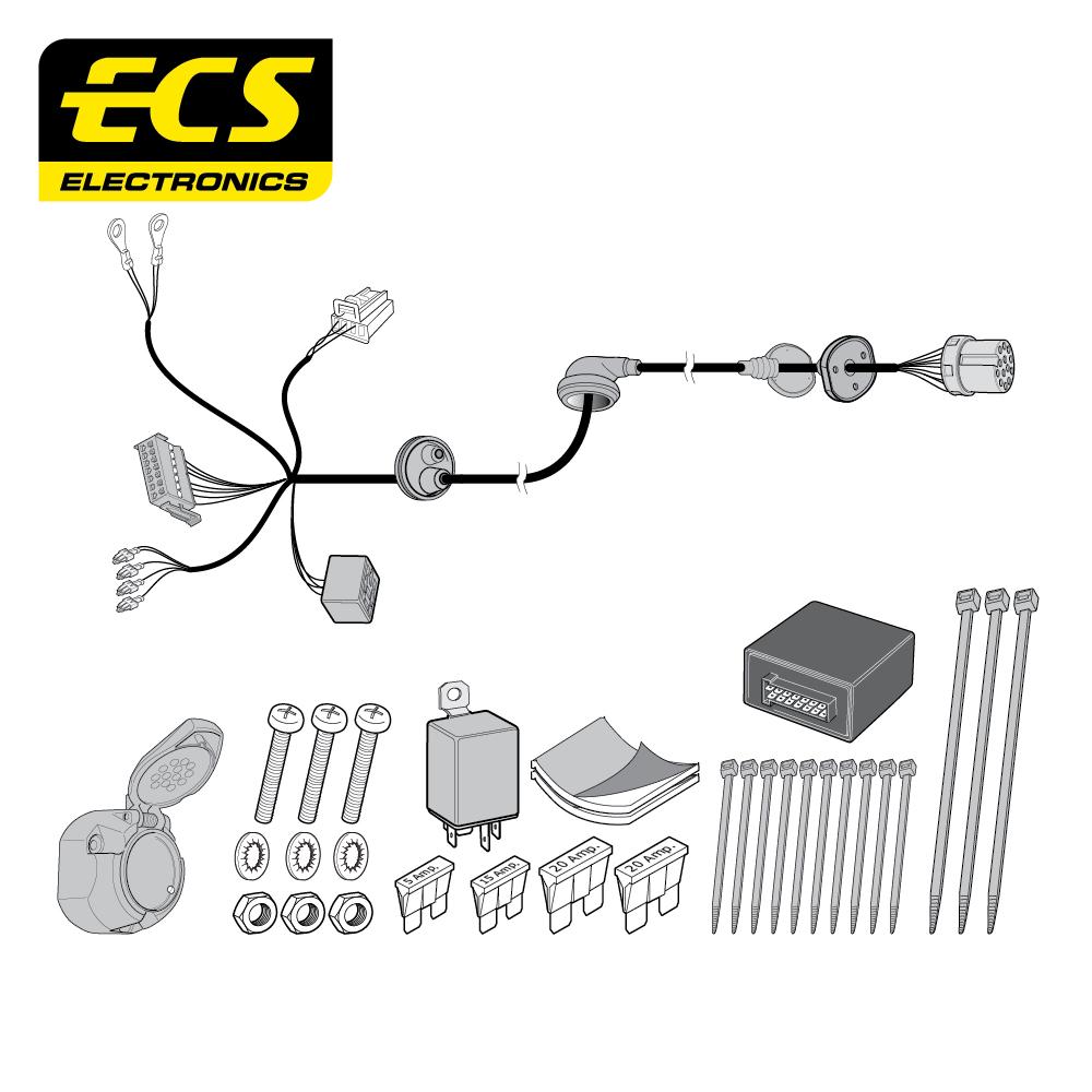 Towbar Wiring Kit MERCEDES GLE SUV 03/2019 - 13 Pin MB08313U