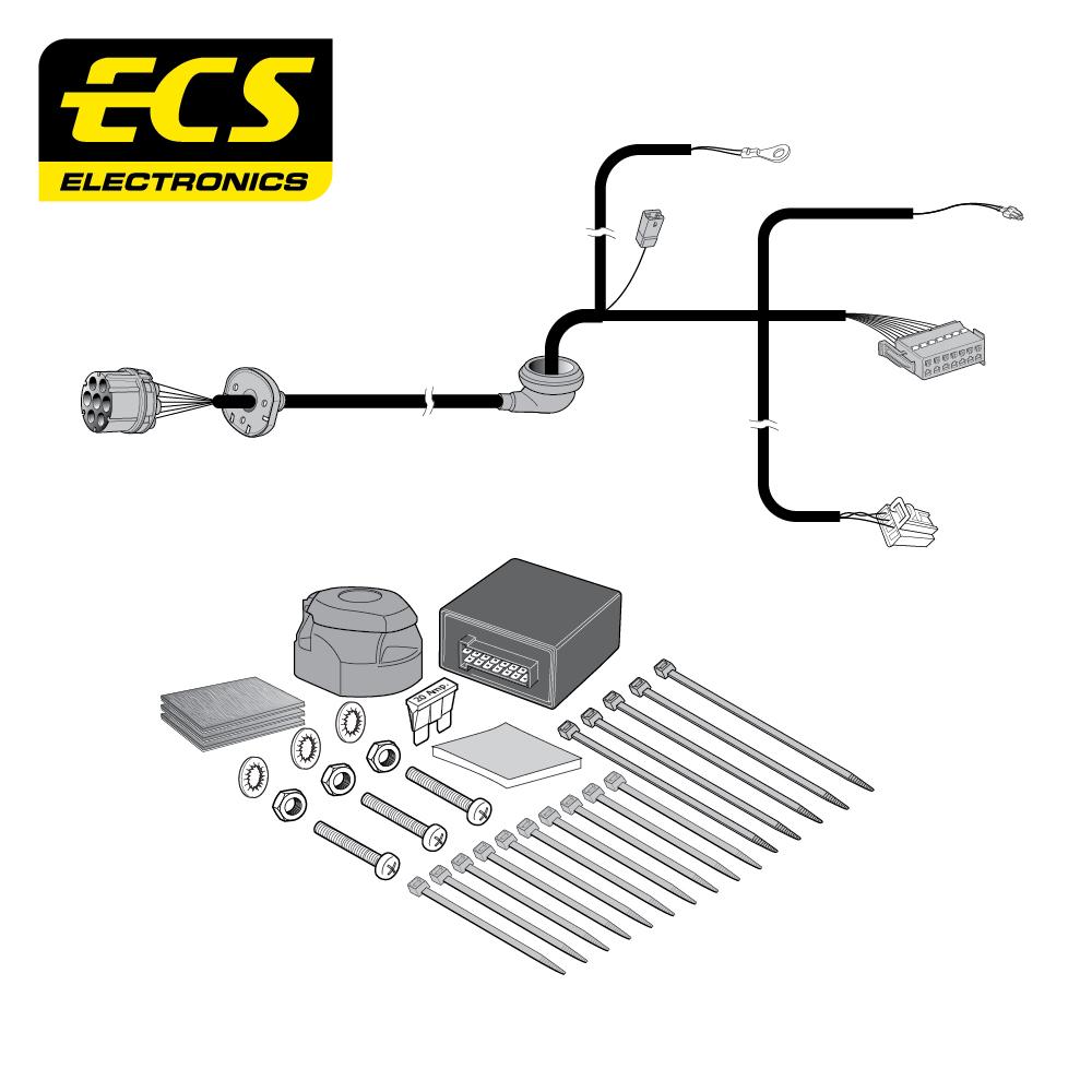 Towbar Wiring Kit MERCEDES C Class Estate 07/2018 - 7 Pin MB09907U