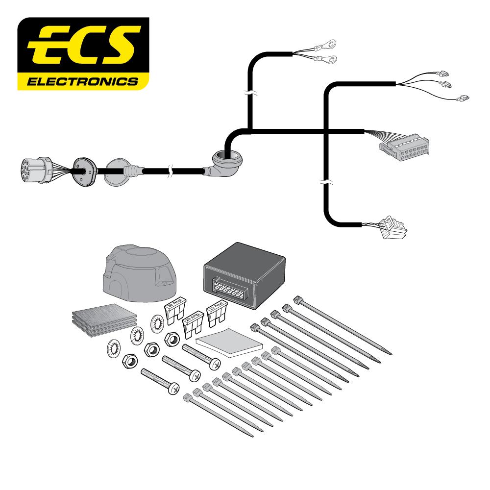 Towbar Wiring Kit MERCEDES EQC SUV 07/2019 - 13 Pin MB09913U