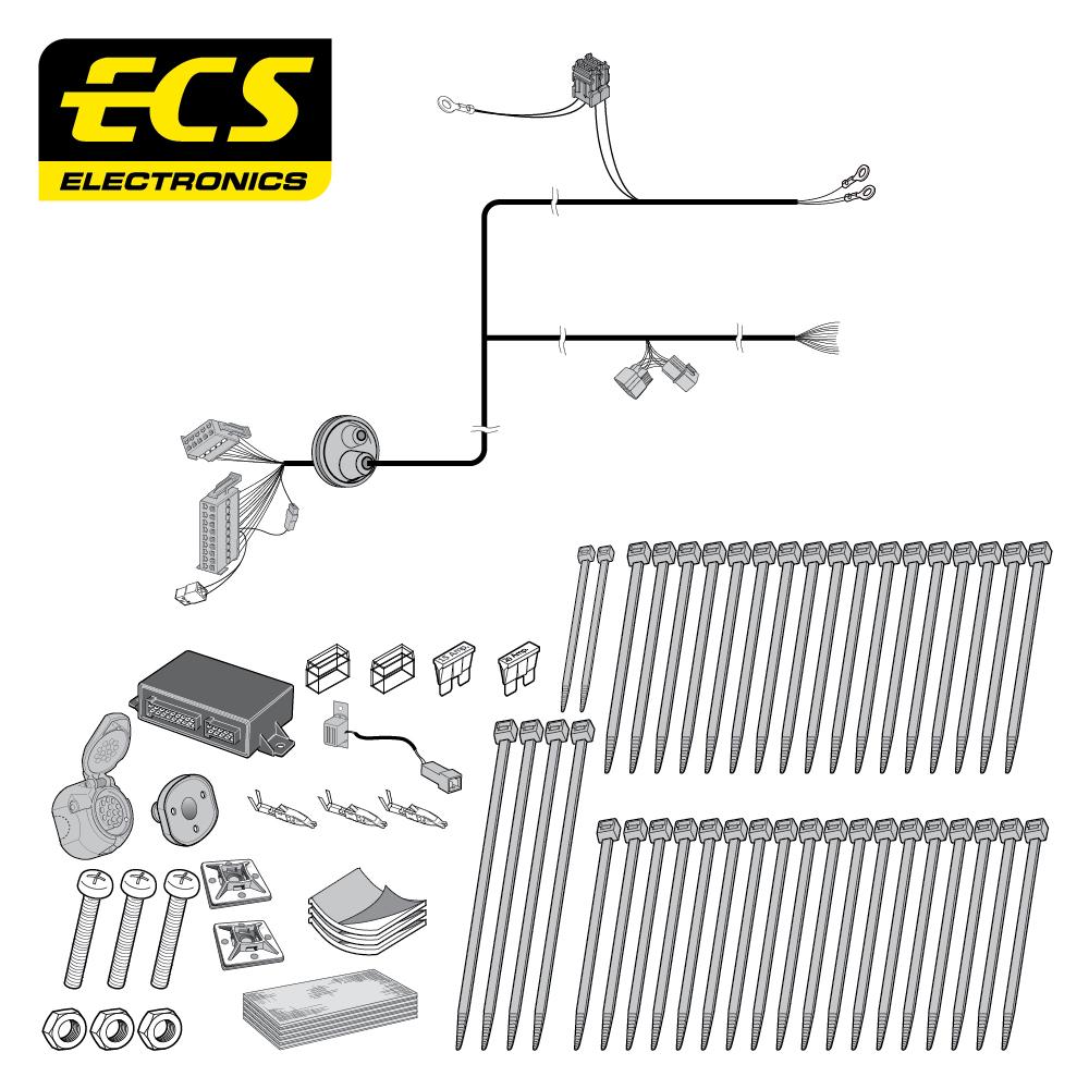 Towbar Wiring Kit FIAT Fullback Pickup 07/2016 - 13 Pin MT131DHU