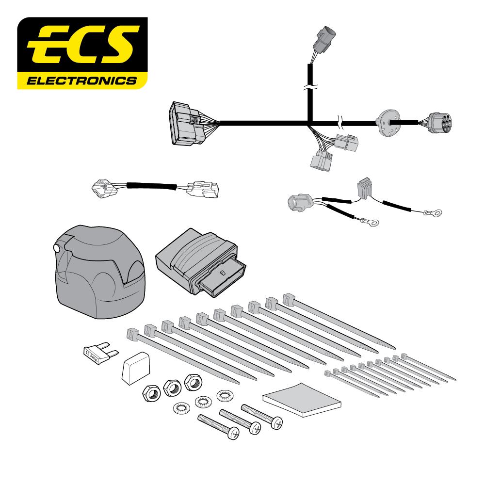 Towbar Wiring Kit MITSUBISHI L200 Pickup 09/2019 - 7 Pin MT16607U