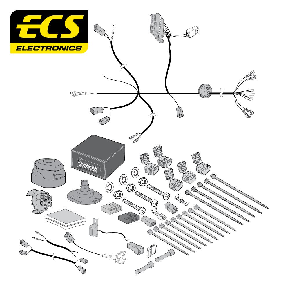 Towbar Wiring Kit MAZDA CX-3 SUV 06/2015 - 7 Pin MZ15607U
