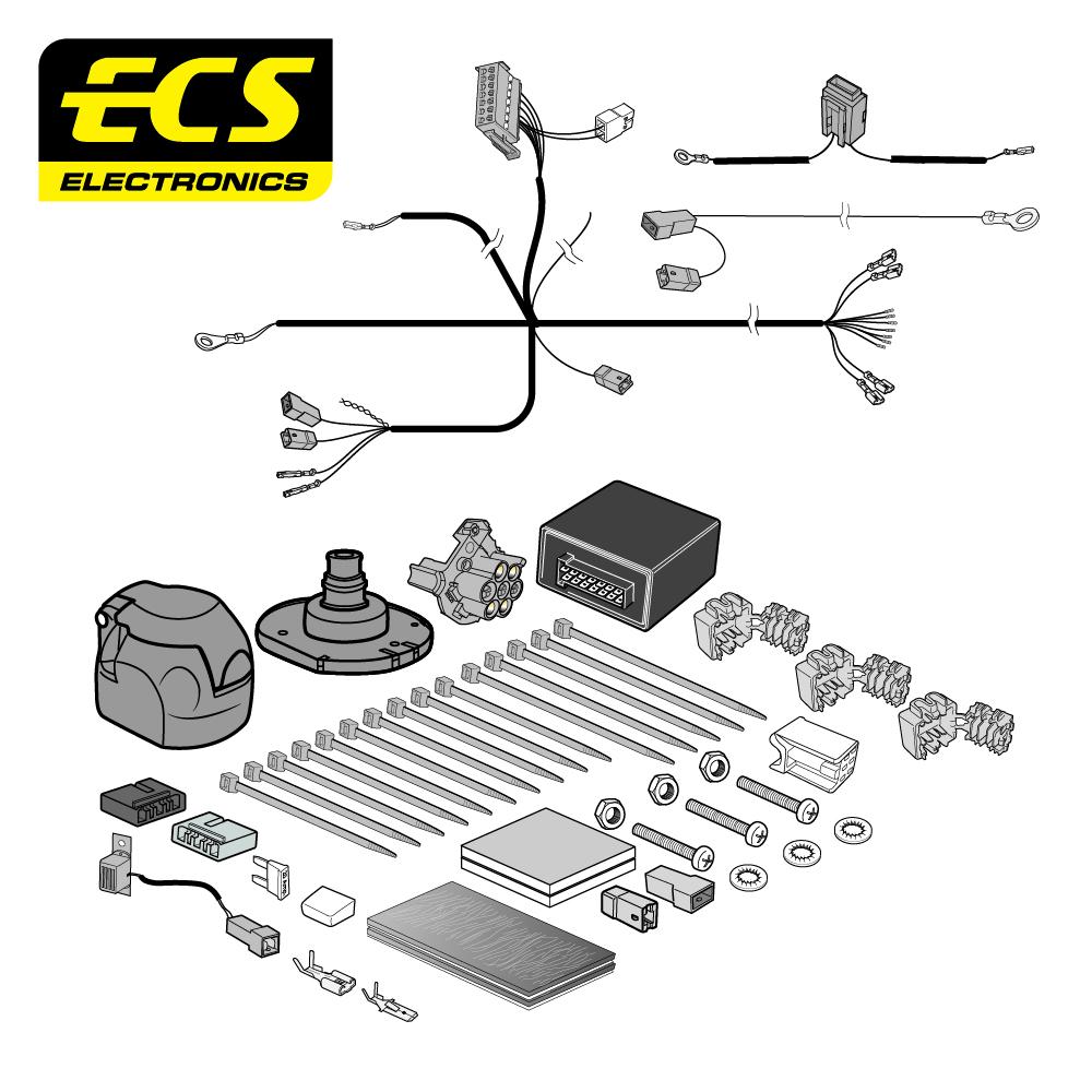 Towbar Wiring Kit MAZDA 3 Saloon 10/2019 - 7 Pin MZ16707U
