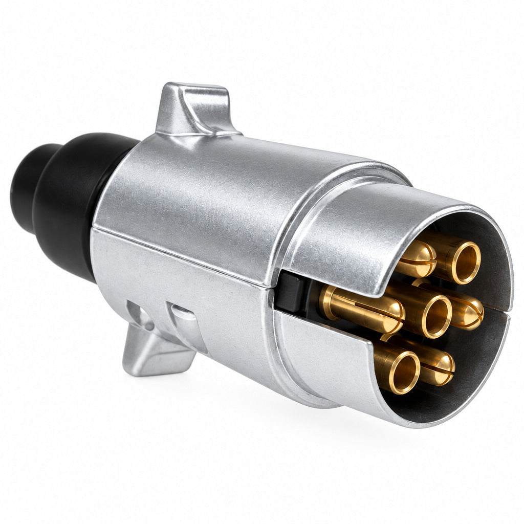 Maypole 12N Type 7 Pin Aluminium Plug MP24B