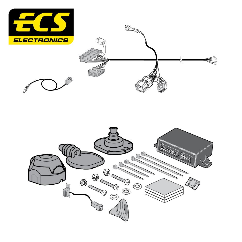 Towbar Wiring Kit NISSAN QASHQAI SUV 05/2019 - 7 Pin NI16307U