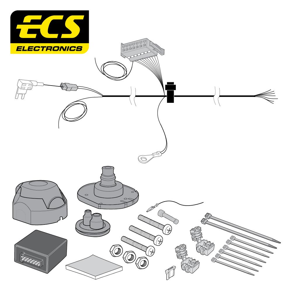 Towbar Wiring Kit SAAB 95 Saloon 06/2010 - 7 Pin OP052B1U