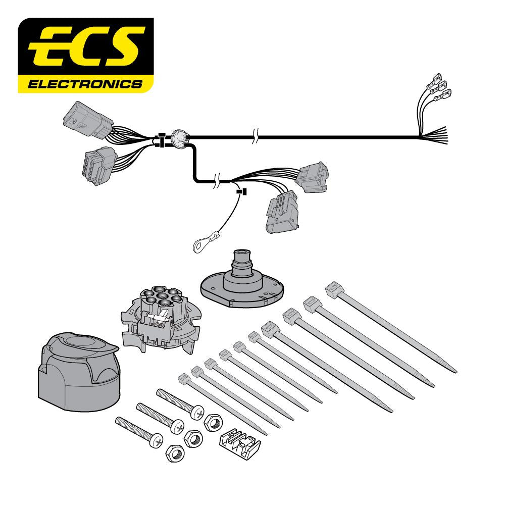 Towbar Wiring Kit RENAULT Trafic Minibus 10/2006 - 07/2014 7 Pin OP057BLU